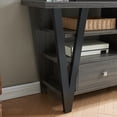 thumbnail image 4 of LiviNest TV Stand for 60-69 Inch TV - 30 Inch Tall Media Console with Drawers & Open Shelves for Living Room - Modern V-Leg Design in Gray & Black for Tech Enthusiasts, 4 of 6