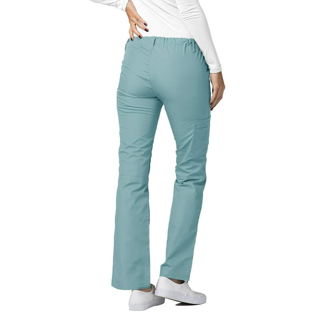 Adar Uniformes Médicaux Universels pour Femmes - Pantalon d'Uniforme à Jambe Droite avec Cordon