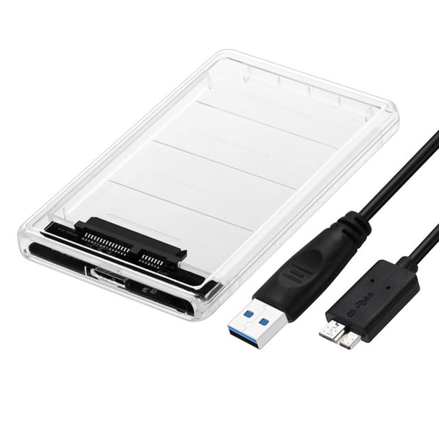 Caja de disco duro de 2,5 pulgadas SATA a USB 3.0 HDD Box para SSD 1TB 2TB Caja de disco duro externo seitruly EL2822-00B