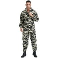 thumbnail image 4 of inhzoy Men's Work Overalls Jumpsuit One Piece Long Sleeve Mechanics Hoodies Workwear Camouflage XXL/180, 4 of 7