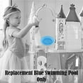 thumbnail image 4 of Replacement Parts for Barbie Castle - Barbie Dreamtopia Sweetville Castle Playset DYX32 ~ Replacement Blue Swimming Pool, 4 of 6