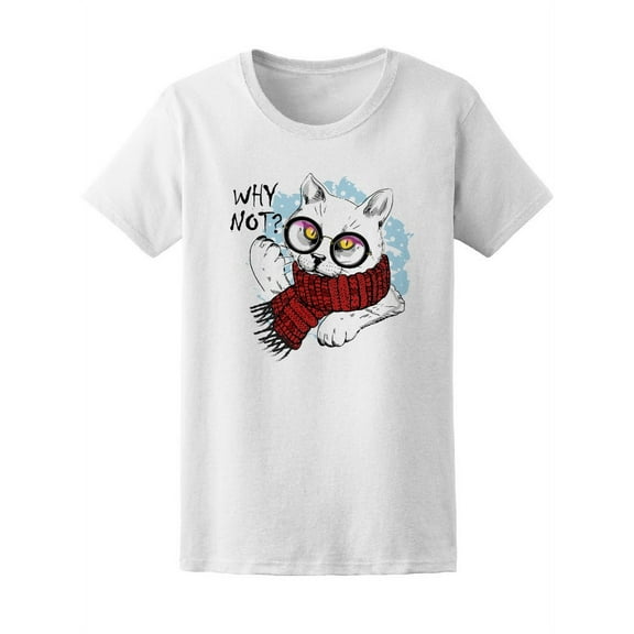 White Cat Why Not Tee Women's -Image by Shutterstock