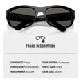 thumbnail image 3 of Ray-Ban RB2289 MEGA BALORAMA BLACKED OUT COLLECTION Square-Round Shape Sunglasses with Official Eyewear Kit Bundle, 3 of 7