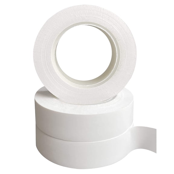 3pcs Electrical Tape, Professional White Electrical Tape, Flame Retardant Indoor Outdoor High Temperature Resistance Electric Tape, 0.62 in X 50 ft.