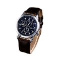 thumbnail image 2 of Reloj de hombre con correa de cristal azul de tres ojos Reloj de regalo Reloj de cuarzo para hombre Fabricantes, 2 of 5