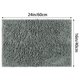 thumbnail image 5 of REGALWOVEN Alfombrillas de baño suaves y esponjosas para baño y dormitorio gris 20" x 32", 5 of 6
