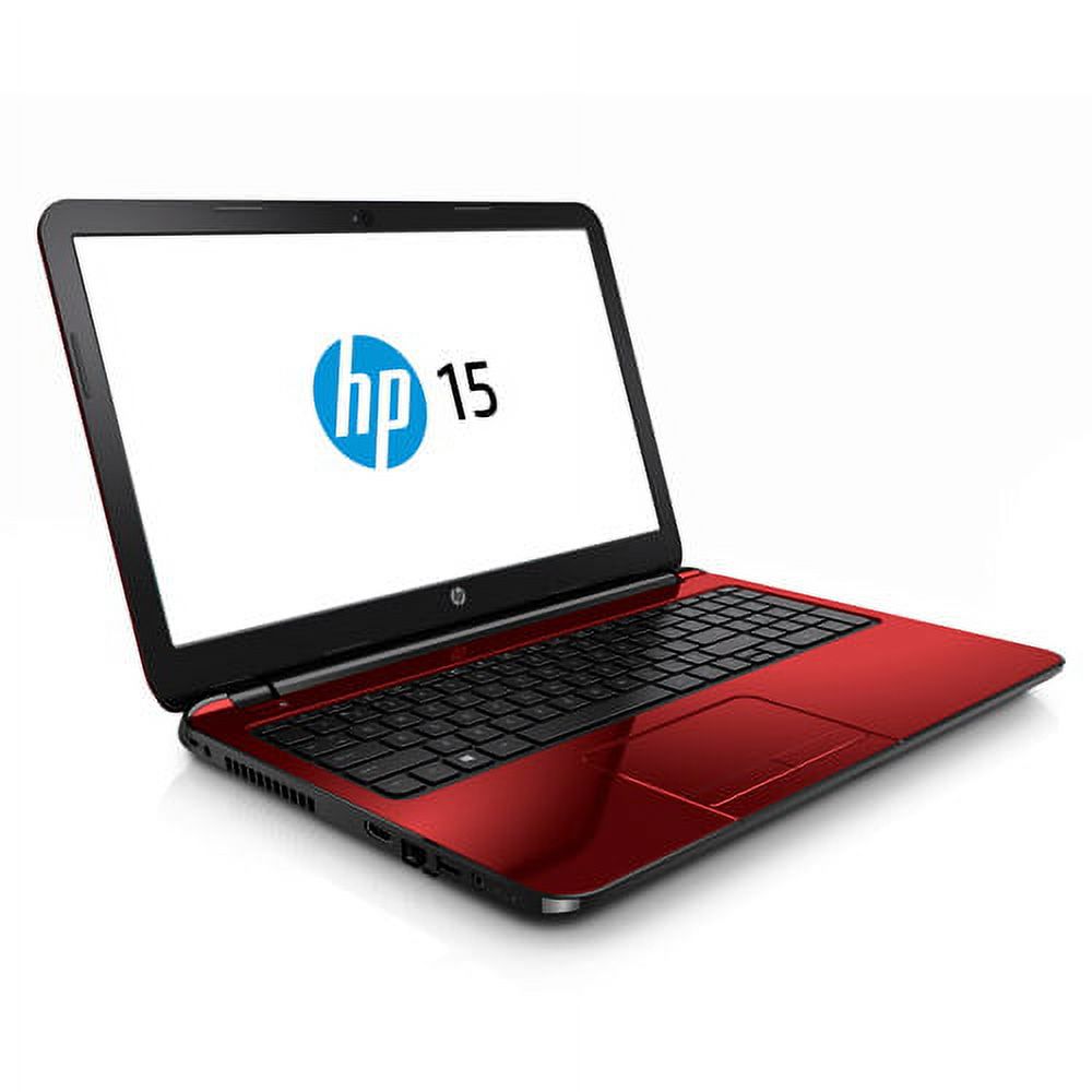 HP Laptop 15-R132wm - Intel Pentium N3540 / 2.16 GHz - Win 8.1 64-bit - HD Graphics - 4 GB RAM - 500 GB HDD - DVD SuperMulti - 15.6" 1366 x 768 (HD) - flyer red - image 2 of 7