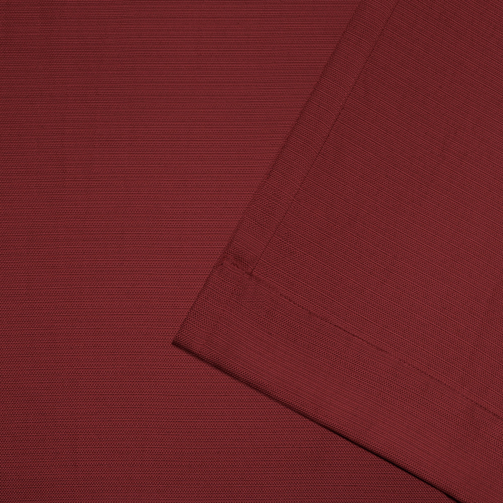 Exclusive Home Delano Heavyweight Textured Indoor/Outdoor Grommet Top Curtain Panel Pair, 54"x108", Radiant Red