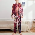 thumbnail image 2 of Hazbin Hotel One Piece Pajama Hooded Union Suit PJs Sleepwear, 2 of 7