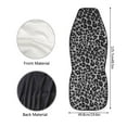 thumbnail image 6 of Binienty Leopard Print Auto Seat Covers for Car Bucket Seats Soft Polyester Anti-Slip Car Front Seat Covers Easy to Install Auto Interior Accessories Universal Fit for Most Cars SUV Van, 6 of 8