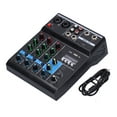 thumbnail image 4 of Mezclador De Audio, Mezclador En Estéreo De 4 Canales Compacto Para Karaoke En Casa Para KTV Para Escenario, 4 of 7