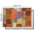 thumbnail image 6 of Pioneer Flower Floral Print Pattern Summer Placemats Table Placemats Set Of 4-Linen Kitchen Washable Placemats Table Mats 12x18 Inch Non-Slip Heat Resistant, 6 of 6