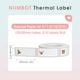 thumbnail image 2 of NIIMBOT Labels Printer Labels 0.47"x1.18" for D11/D110/D101/H1S, 210 Sheets/Roll, 2 of 6
