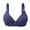 Navy, variant on Tshirt Bras for Women No Steel Ring French Open Back Thin Summer Bra Beige 40