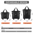 thumbnail image 2 of ELDA Travel Duffel Bag with Detachable Wheels Foldable Rolling Luggage, 2 of 7