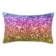 thumbnail image 1 of Balery Glitter Rainbow Funda de Cojín Estampada, Regalos para Mujeres, Regalos de Amor para Ella, Regalos para Novia o Esposa, Funda de Almohada-16"x24", 1 of 6