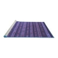 thumbnail image 2 of Ahgly Company Machine Washable Indoor Rectangle Oriental Blue Traditional Area Rugs, 8' x 10', 2 of 4