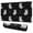 Black White Cat, variant on Long Mouse Pads for Desk,Brown Skull Marigold Pattern Desk Mats on Top Of Desks, Desk Mouse Pad Extra Large with 3mm Non-Slip Base and Stitched Edge for Gaming,Office,Work,Home 31.5"x11.8"