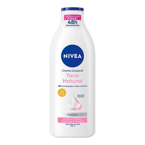 Crema corporal Nivea Aclarante Tono Natural 400 ml