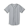 thumbnail image 2 of Augusta Sportswear Mens Wicking Mesh Button Front Jersey with Braid Trim, 2 of 2