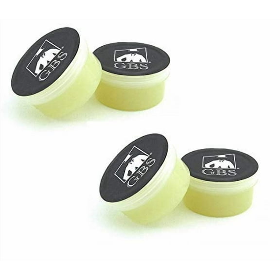 GBS Leather Strop Dressing 22ml - Conditioning Paste Balm - Made In the USA Best Paste for sharpen your Knife and Straight Razor! (4 Pack)