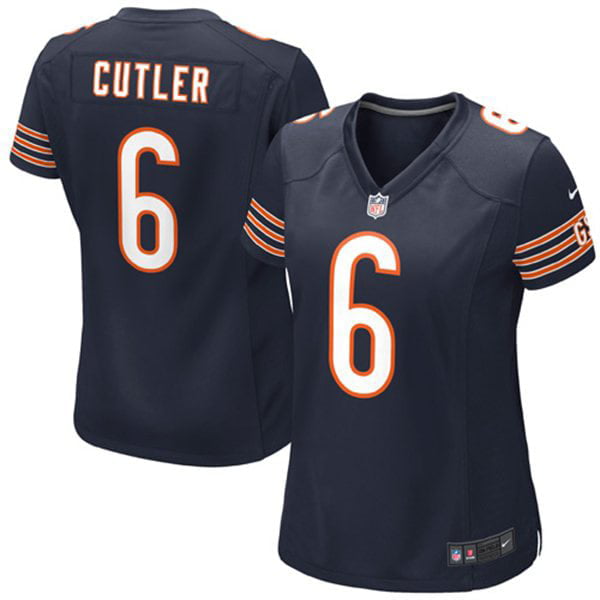 Jay Cutler Chicago Bears Nike Girls Youth Game Jersey - Navy Blue