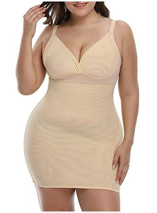Betaven Women's Shapewear Slip Dress Tummy Control Slips Camisole Full Slip  for Under Dress Seamless Body Shaper,Beige,Small : : Clothing,  Shoes & Accessories