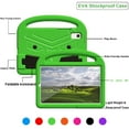 thumbnail image 4 of Cowithday Kids Case for Lenovo Tab M9 9 inch (Model: TB-310FU), EVA Shockproof Kids Friendly Convertible Handle Foldable Stand Kids Child Case Cover for Lenovo 9 inch Tab M9 2023 Tablet, Green, 4 of 7