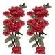 thumbnail image 2 of Patches Flores, Material de Poliéster Craft Diy Patrón de Flores Rojos Matches Bordados 2 pianas para la manta para ropa para mochila, 2 of 7