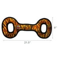 thumbnail image 6 of Tuffy Mega Tug Oval Tiger Durable Plush Squeaky Dog Toy, 6 of 8