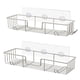 thumbnail image 2 of Organizador combinado de almacenamiento para baño y ducha con ventosa, sin daños, cesta de alambre inoxidable para accesorios de cocina y baño, paquete de 2, 2 of 5