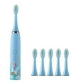 thumbnail image 1 of Kids Electric Toothbrush, 6 Brush Heads, Smart Timer, Water Resistant, 1 of 5