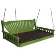 thumbnail image 2 of Fanback Yellow Pine Swing Bed, 2 of 26