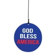 thumbnail image 2 of Dicksons God Bless Our America Red White 35 inch Aluminum Wind Chime Noisemaker, 2 of 2