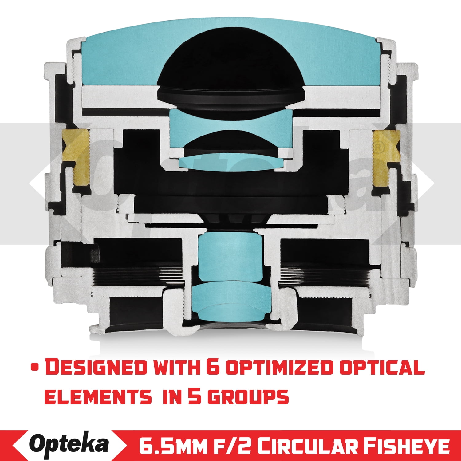 サムライ様専用】opteka 6.5mm 対角魚眼レンズ 【公式通販】