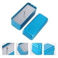 thumbnail image 4 of EeaseMX Estuche esterilizador de autoclave de aluminio de 72 orificios, caja de desinfección dental para herramientas de cuidado bucal (azul), 4 of 7