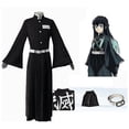 thumbnail image 2 of Conjunto de disfraz de Anime Demon Slayer para niños, traje de Tanjirou Nezuko para adultos, 2 of 3