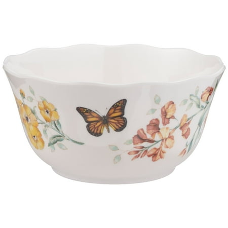 Lenox Butterfly Meadow 7 Piece - Lenox Butterfly Meadow Melamine All Purpose Bowl, White