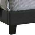 thumbnail image 2 of Fabric Upholstered Wooden Full Size Bed with Nailhead Trims, Gray - Saltoro Sherpi, 2 of 5