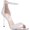 Silver Metallic Fabric, variant on Women's Deena Ankle Strap Stiletto Sandal