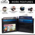 thumbnail image 2 of Slim Bifold RFID Bloking Wallet For Men Genuine Leather Packed In Stylish Gift Box, 2 of 6