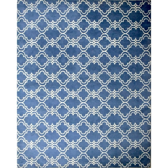 8'x10' Rug | Modern Hand Made Indian Wool Area Rug | The Rug Decor | TRD1007810