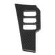 thumbnail image 1 of Botón interruptor de fibra de carbono LHCER para interruptor de faro Apto para Mitsubishi Lancer 2008-2016RHD, 1 of 8
