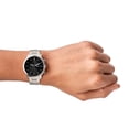 thumbnail image 4 of Fossil FS5847 Mens Minimalist Chronograph Dial Stainless Steel Quartz Watch, Black, 4 of 4