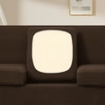 thumbnail image 6 of U-NICE HOME 2 Pieces Stretch Recliner Chair Cover Washable Chair Slipcover With Individual Seat Cushion for Pet Friendly, Chocolate, 6 of 7