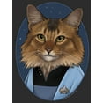 thumbnail image 2 of Women's Star Trek: The Next Generation Doctor Beverly Crusher Cat Graphic Tee Black Medium, 2 of 4