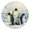 N15, variant on Decorative Round Wall Clocks Non-Ticking Silent Battery Operated Clocks with Photo for Bedroom,Living Room-Majestic Wolf In The Snow(10inch)