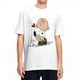 thumbnail image 1 of Camiseta de dibujos animados de Charlie Brown y Snoopy con forma de corazón de Peanuts, camisetas de manga corta, camisetas de algodón de cuello redondo de gran tamaño, 1 of 5