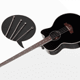 thumbnail image 2 of Ensemble de 40 Cordes en Acier pour Guitare Basse à 4 Cordes, 2 of 8