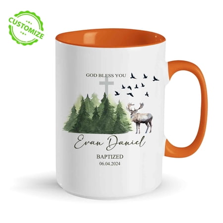 Customizaholic Personalized Mugs With Names Custom Mug Baptism Gifts Custom Mugs With Pictures Personalized Mugs